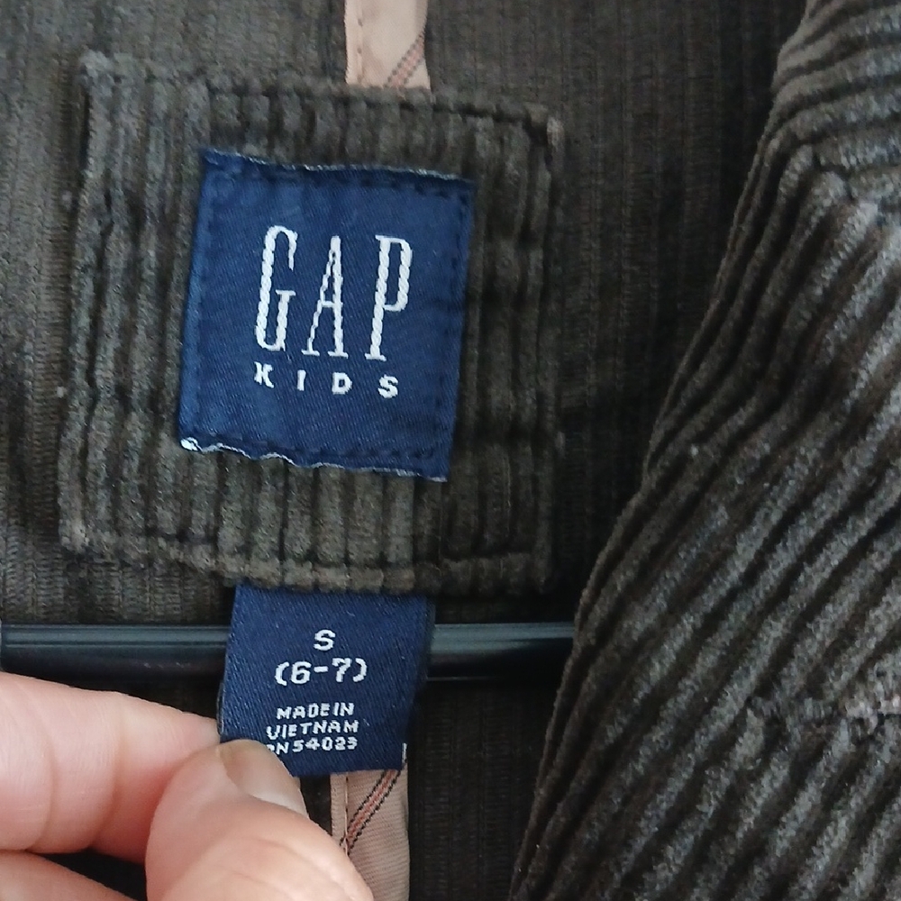 GAP Kids Dark Brown Corduroy Blazer